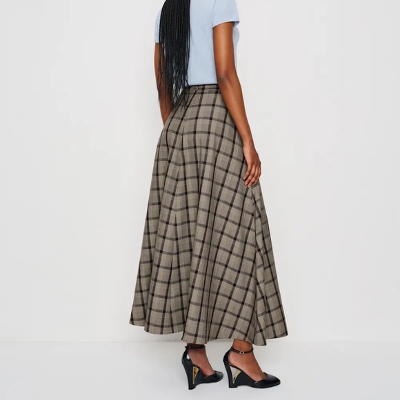 Reformation x Nara First Light Skirt Grey - Size 12 - Picture 3 of 5